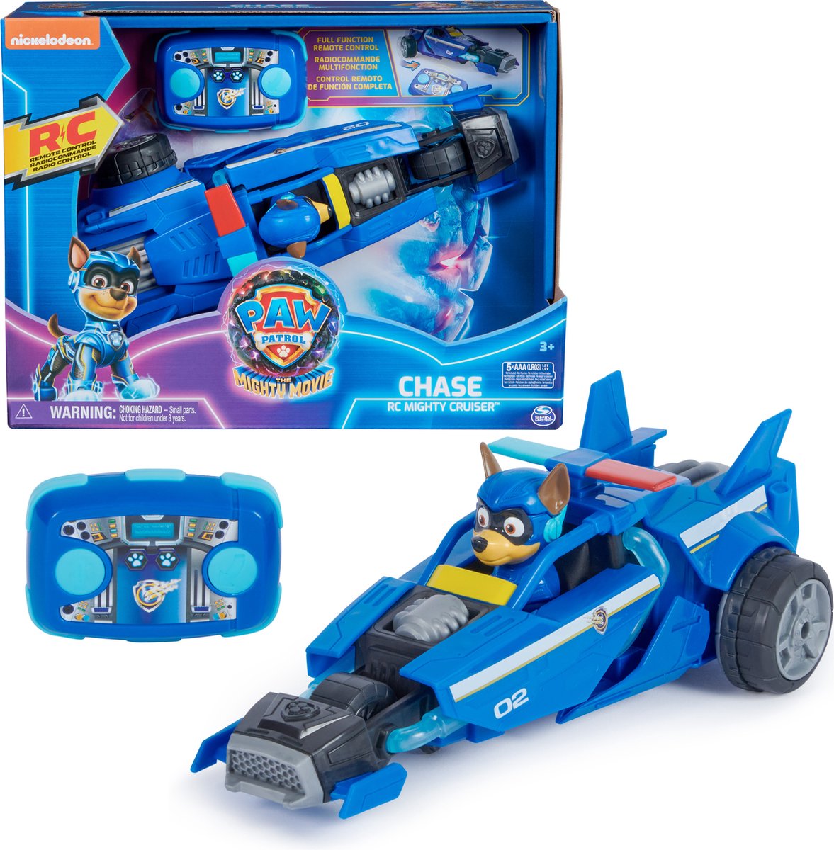 Bol.com PAW Patrol The Mighty Movie RC - Afstandsbedieningauto met Chase aanbieding