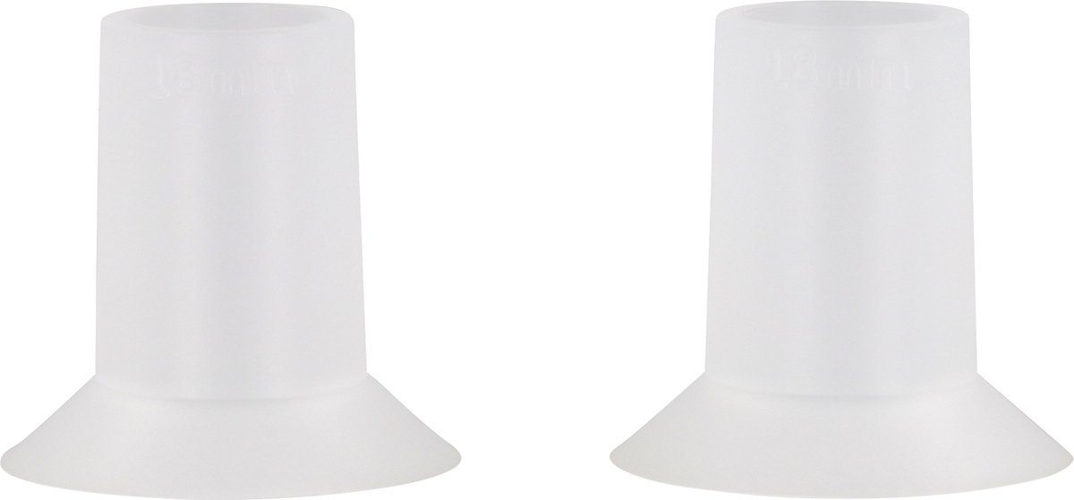 Goedkoopste Youha® Borstschildverkleiners - Borstschilden - Borstkolf accessories - BPA vrij - elektrische draadloze borstkolven - Silicone borstschilden - Set van 2 stuks - Maat 18mm