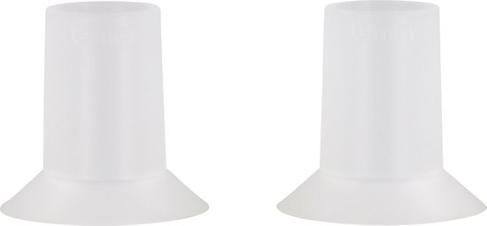Youha® Borstschildverkleiners - Borstschilden - Borstkolf accessories - BPA vrij - elektrische draadloze borstkolven - Silicone borstschilden - Set van 2 stuks - Maat 18mm