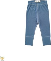 Hebe - legging - effen - blauw - Maat 122/128