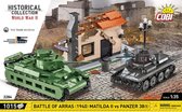 COBI Battle of Arras 1940 Matilda II vs Panzer 38 - COBI-2284