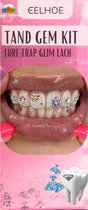 Kit de gemmes dentaires - version 2024- 10 gemmes dentaires - DIY- Set de cristaux dentaires Crystal - Cristal dentaire
