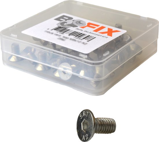 Bofix Allen Bolt M5 X 10 Mm Inox 25 Pièces
