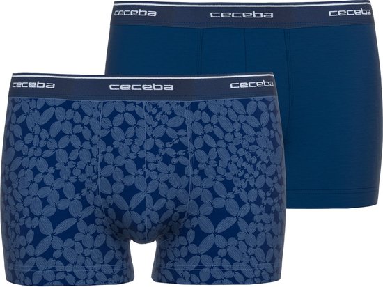 CECEBA Monza Heren Boxer 2 pack - Blauw - Maat M