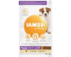 3x IAMS Dog Puppy - Junior Small - Medium Kip 3 kg