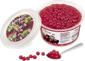 Inspire Food Company - Bubble tea - Bubble Tea Parels - Popping Boba Pearls - Popping Fruitparels - Kersen smaak - 450 gram