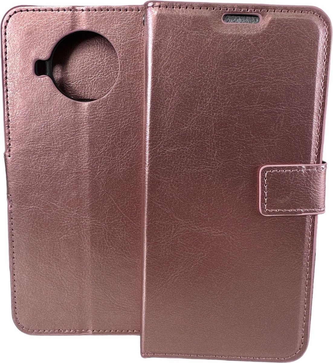 Portemonnee Book Case Hoesje Geschikt voor: Xiaomi Mi 10T Lite - Rosegoud