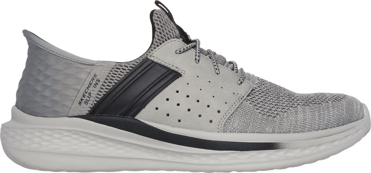 Skechers Slade - Ocon Heren Instappers - Grijs - Maat 40 - Skechers