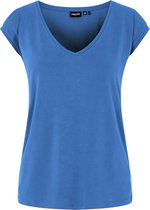 Pieces T-shirt Pckamala Tee Noos Bc 17095260 Blue Français Taille Femme - XL