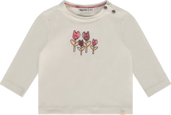Babyface baby girls t-shirt long sleeve Meisjes T-shirt - ivory - Maat 86