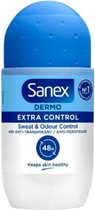 3x Sanex Deodorant Roller Dermo Extra Control 50 ml