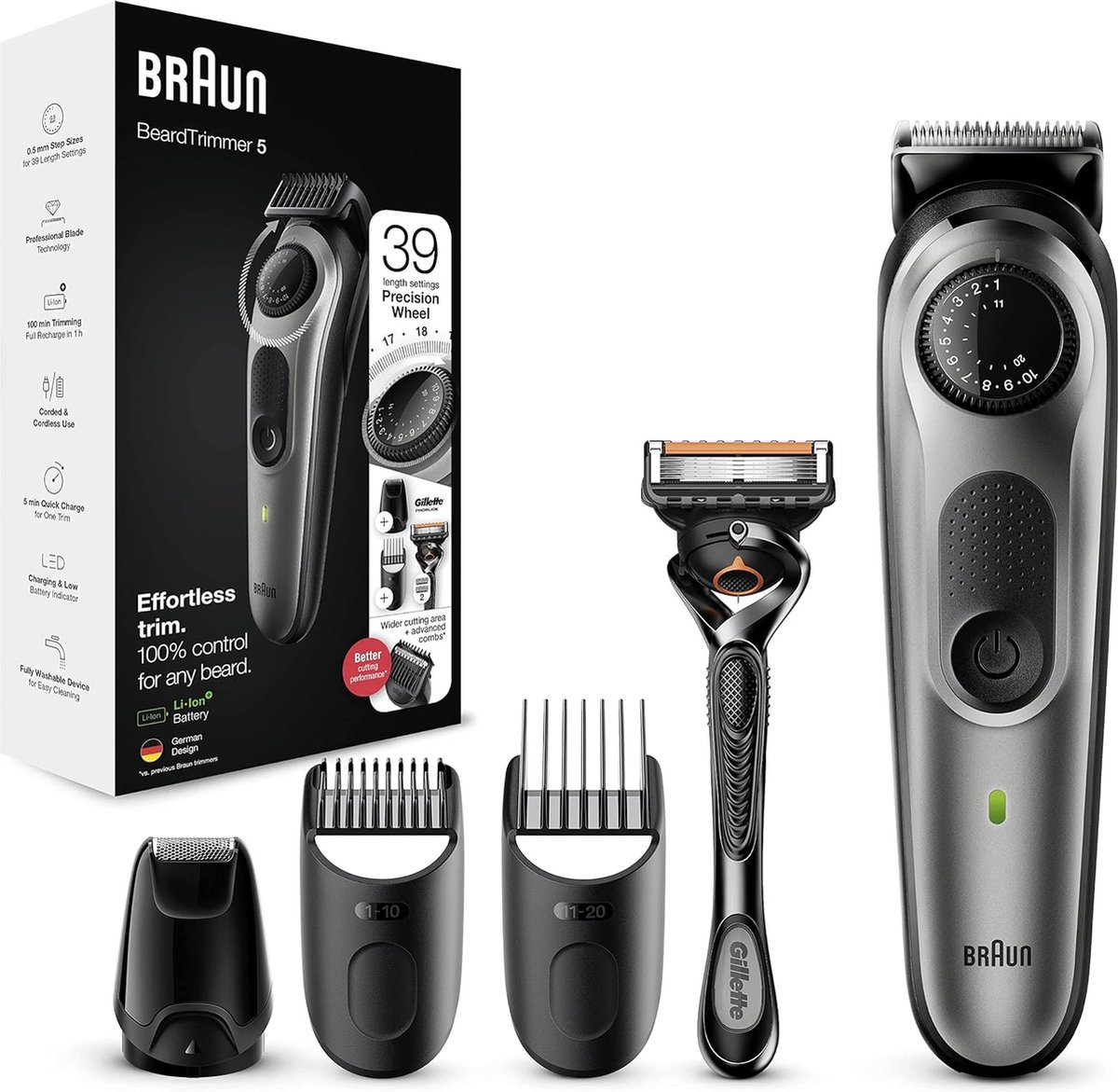 Braun Bt5360 Zwart/zilver