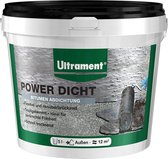 Ultrament Power Dicht 5L - Flexibele universele afdichting voor buiten, bitumen, dakmembranen, beton en meer - UV-bestendig, sneldrogend, oplosmiddelvrij - Effectieve afdichting met topkwaliteit