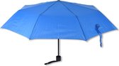 Draagbare Blauwe Compacte Kleine Paraplu voor Volwassenen | Ideaal voor Onderweg | 90cm Diameter
