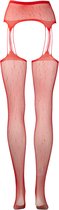Shots - Le Désir Jarretel Panty met Strass - One Size red O/S