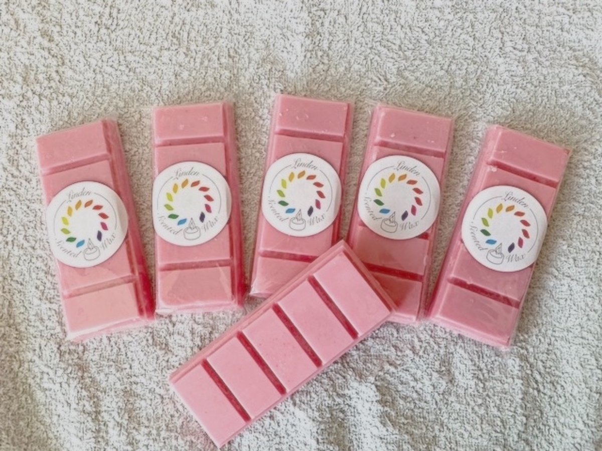 Linden - Snapbar waxmelts waxmelt geur ENGLISH ROSE - handgemaakt - 100% sojawax - aromatic - voor geurbrander - huisparfum -