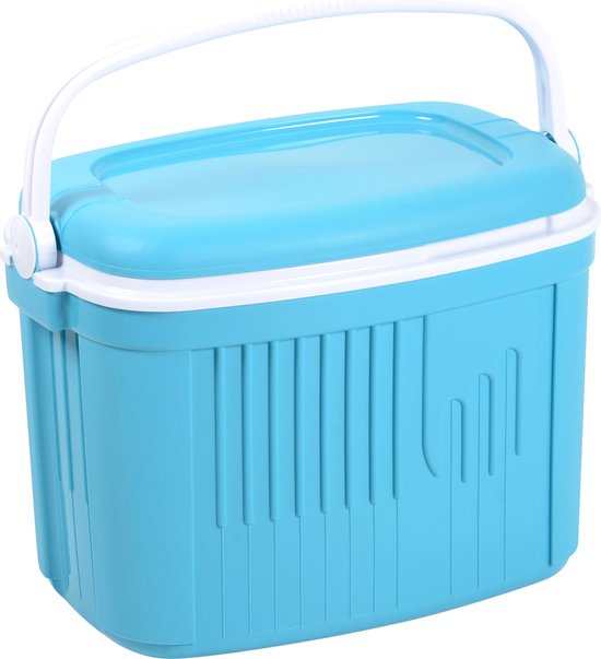 Koelbox met koelelementen - 42 liter - kunststof - blauw - 56 x 37 x 42 cm van KOEL — afbeelding 2