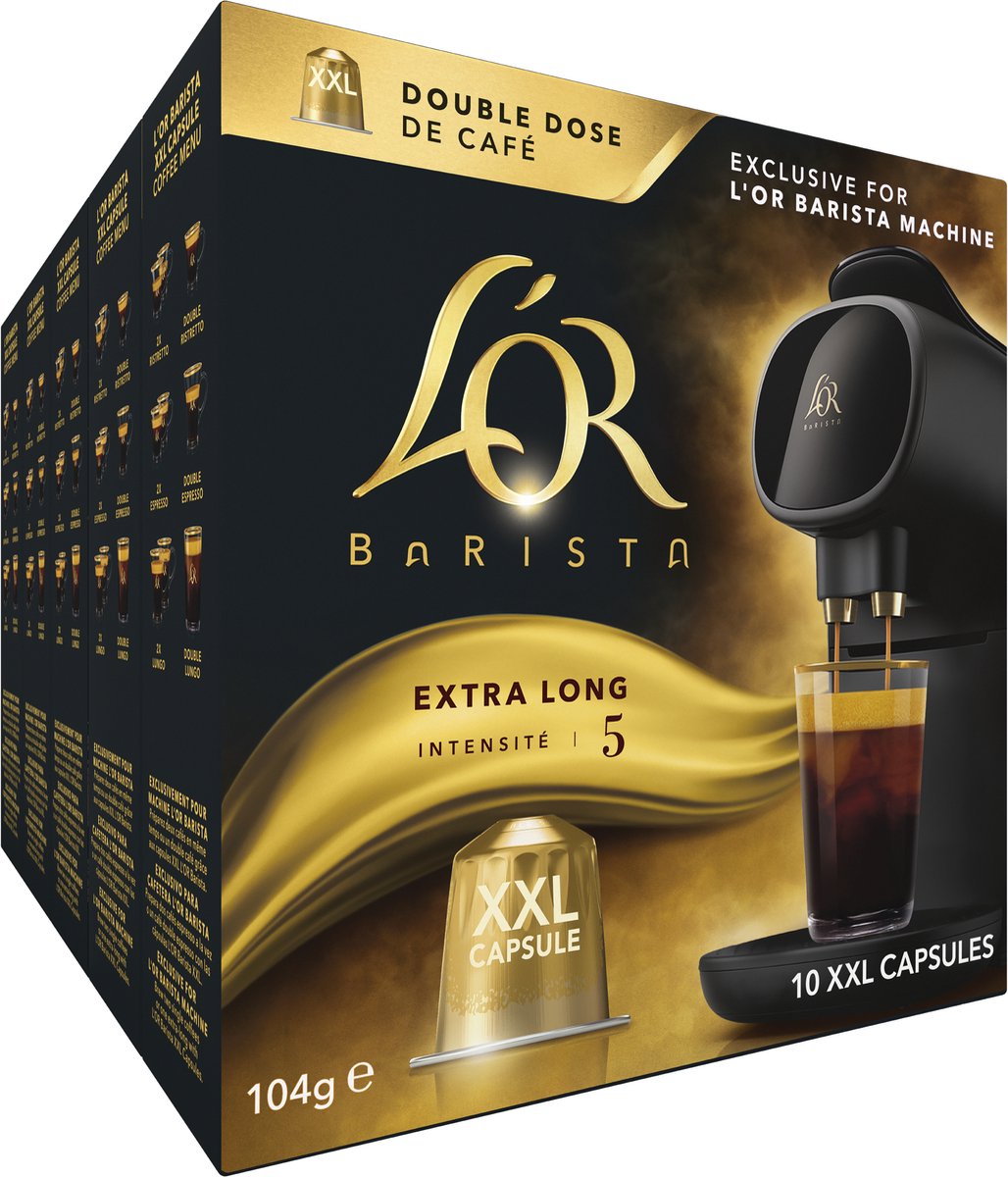 Goedkoopste L'OR BARISTA XXL Extra Long Koffiecups - Intensiteit 5/12 - 5 x 10 capsules