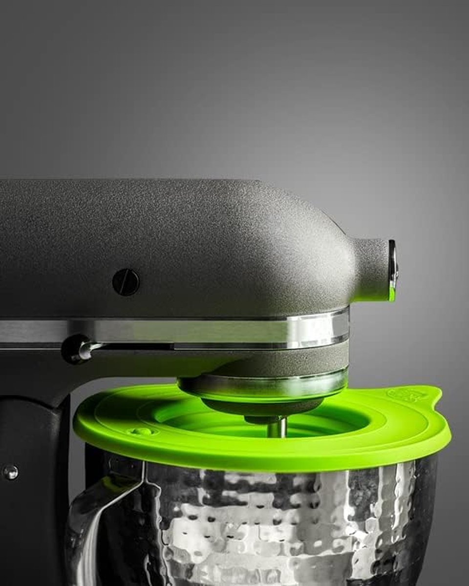 Vershouddeksel overtrek mengkom siliconen deksel vaatwasmachinebestendig accessoires compatibel met KitchenAid* mengkomdeksel met airlock-ventiel voor 3 l 4 3 l 4 8 l kom koken bakken