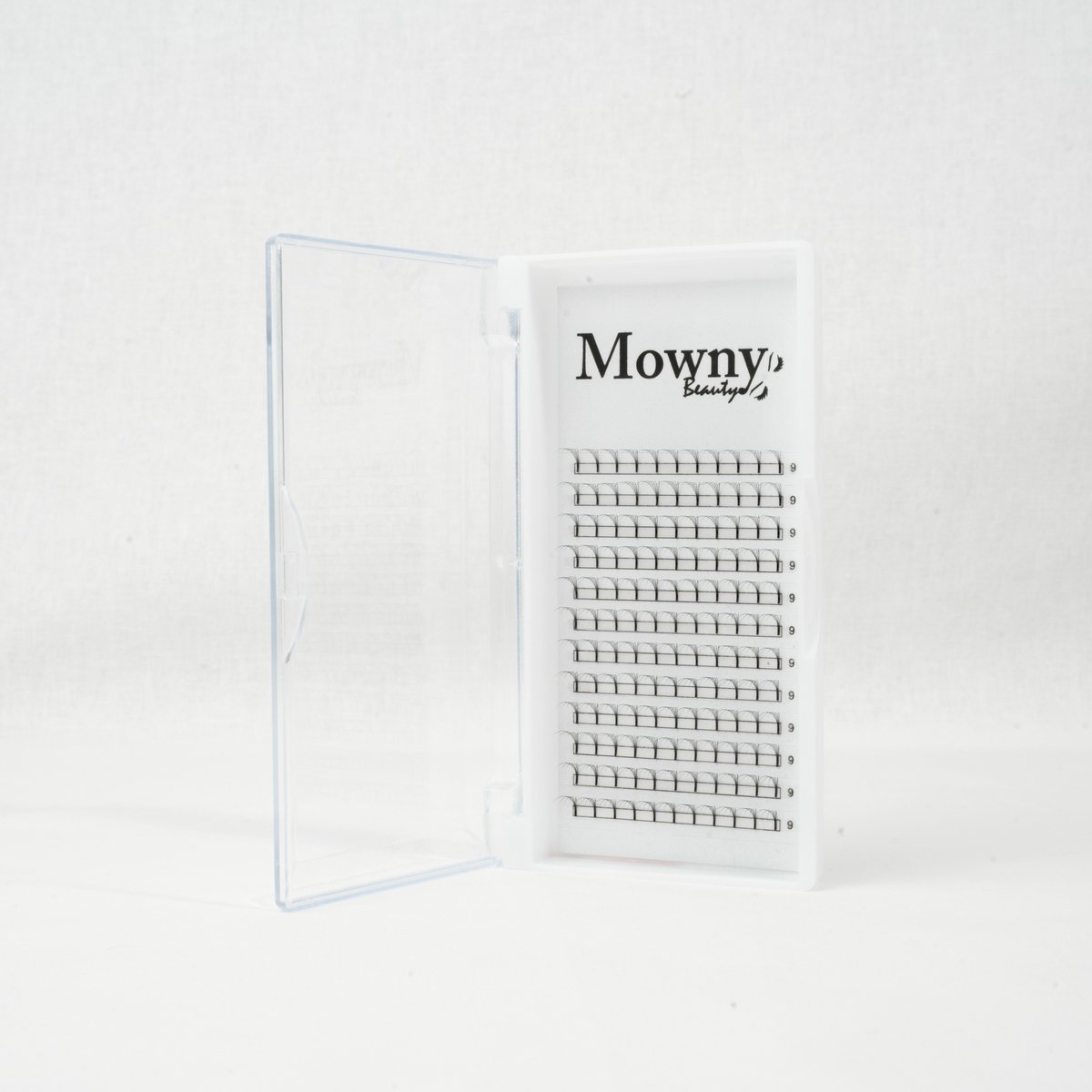 Mowny Beauty - Wimperextensions - 5D Premade Fans - 9mm 0,07mm D-krul - Natuurlijke Wimperextensions - Russisch Volume