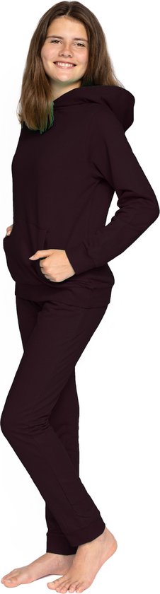 Costume de jogging filles, costume de maison filles, survêtement filles, couleur noir - Taille 146/152
