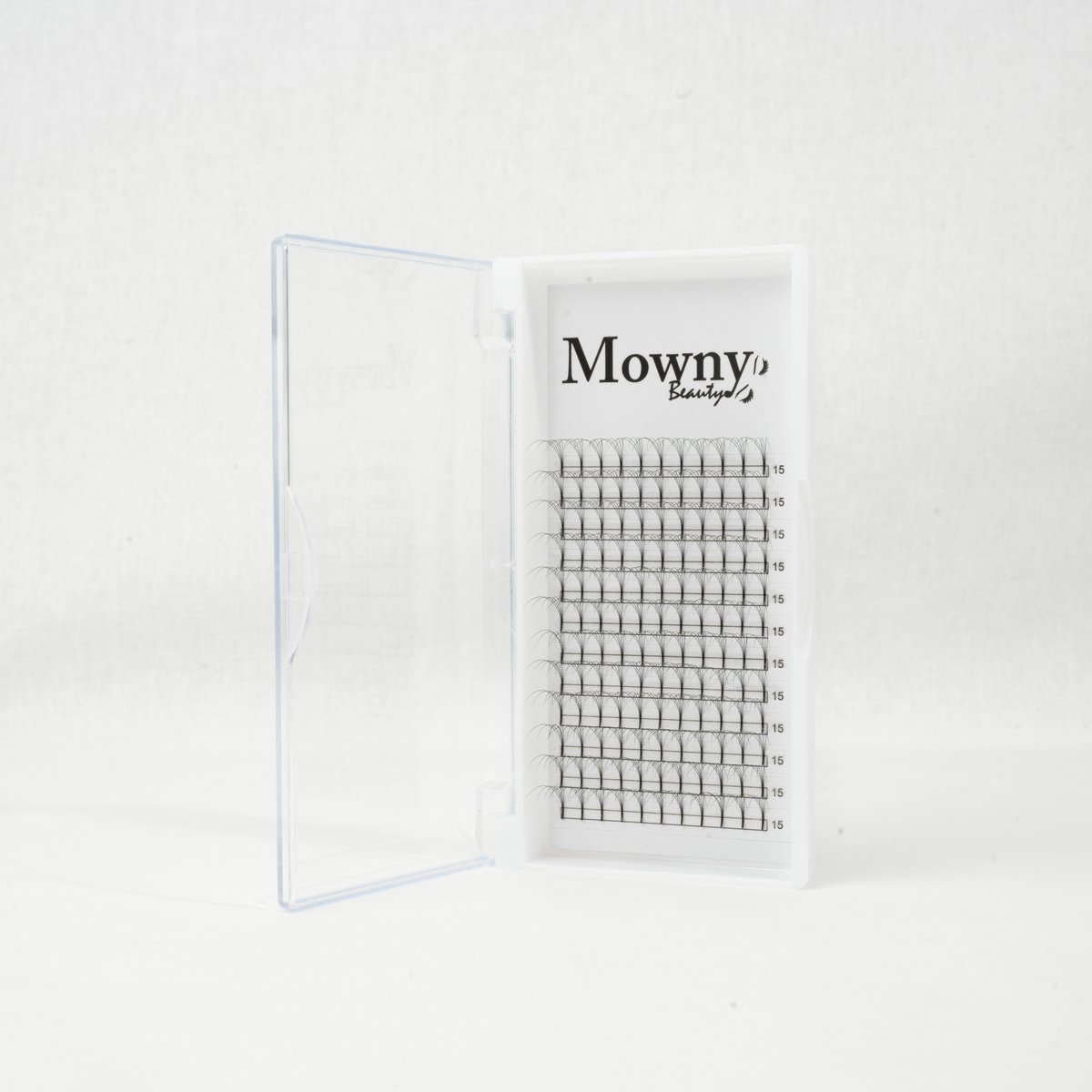 Mowny Beauty - Wimperextensions - 5D Premade Fans - 15mm 0,07mm D-krul - Natuurlijke Wimperextensions - Russisch Volume