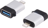 Phreeze USB A naar 8-Pin Adapter - Data Overzetten - USB 3.0 A (Female) 8-Pin (Male) - Geschikt voor iPhone & iPad - USB Stick - Muis - Toetsenbord