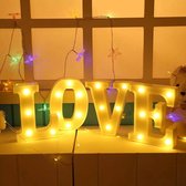 Lichtgevende Letters LOVE - 22 cm - Wit - LED