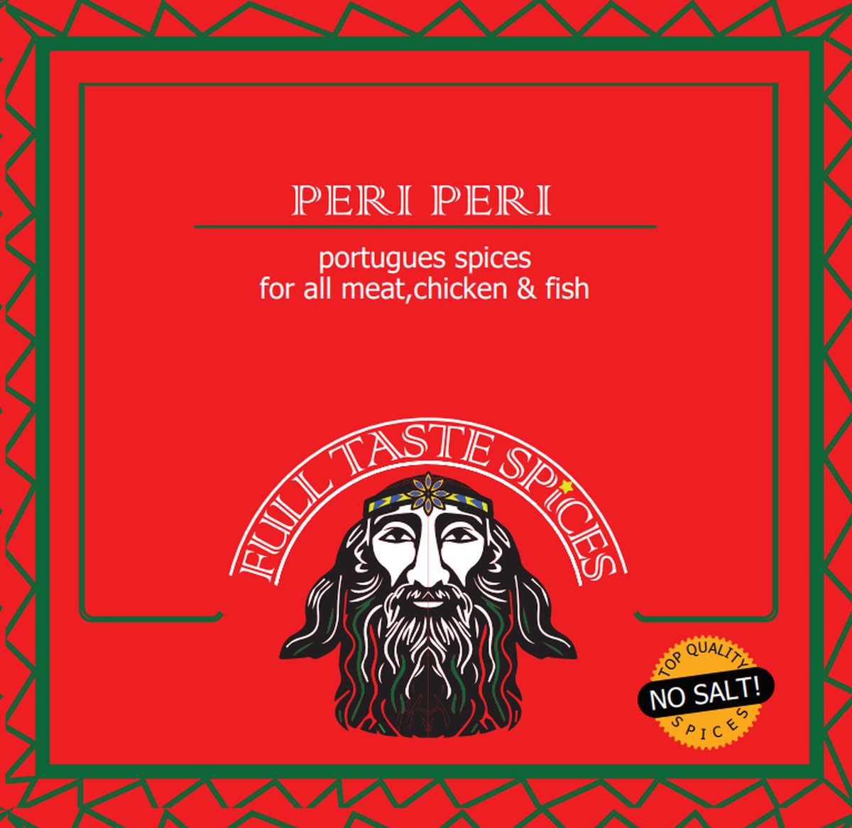 Goedkoopste Peri Peri kruidenmix-Geen zout & Versgemalen (niet pittig