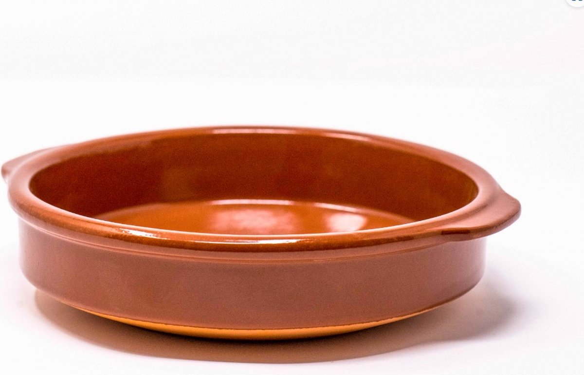Aardewerk Stoofschotel, Ovenschaal, Cazuela, 28cm met handvaten