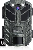 CAMUX Caméra professionnelle de la faune - Photos + vidéos - 30mp - 4k - Détection de mouvement - Étanche - Caméra de la faune - Caméra d'observation - Caméra de sécurité