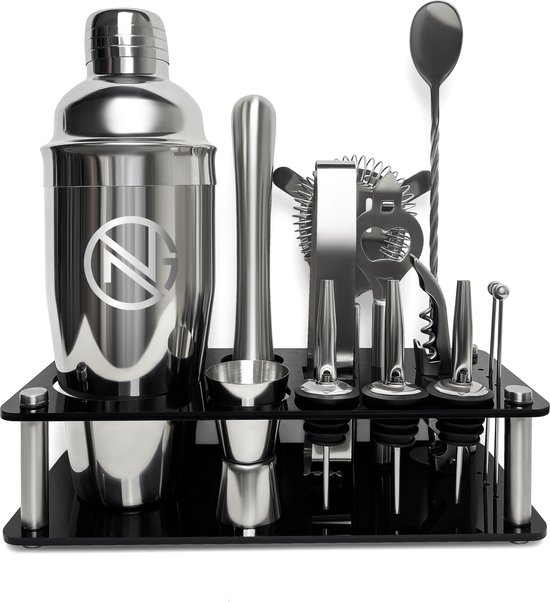 Cocktailshaker Set Anti Leakage Transparenter PC Ha Produktbild-Vorschau 2