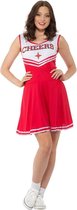 Karnival Costumes Rood Cheerleader Kostuum Dames Carnavalskleding Dames Carnaval Verkleedkleding Volwassenen - Polyester - Maat XL