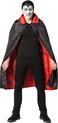 Partychimp Dracula Cape Halloween Kostuum Volwassenen Halloween Kostuum Dames Halloween Kostuum Heren - Rood/Zwart - One Size - Excl Masker