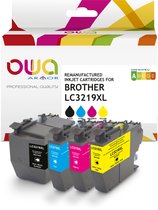 OWA Inkjet BROTHER LC3219VAL - Refurbished Brother cartridge met chip - Zwart/Cyaan/Magenta/Geel - 2.940 Pagina - LC3219