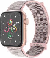 iMoshion Nylon⁺ bandje geschikt geschikt voor Apple Watch Series 1 / 2 / 3 / 4 / 5 / 6 / 7 / 8 / 9 / SE / Ultra (2) - 42 / 44 / 45 / 49 mm - Pink Sand