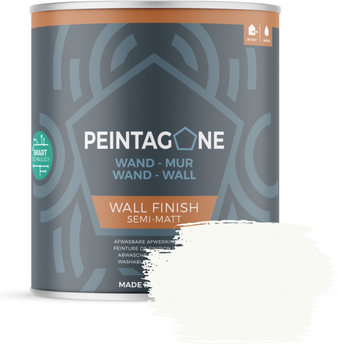Peintagone - Wall Finish Semi-Mat - 1 liter - PE002 Nuptial