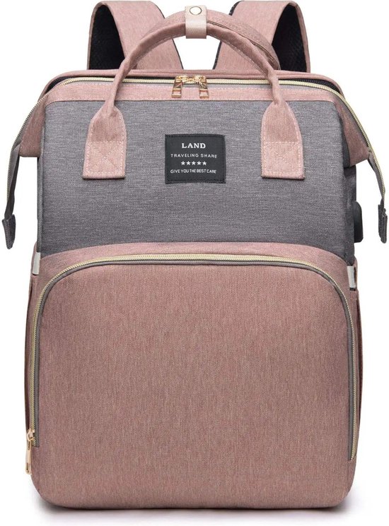 Mummy luiertas, rugzak, grote uniseks babytassen, multifunctionele reisrugzak voor mama en papa, met USB-oplaadpoort, wandelwagen, reizen, casual mummie-schoudertassen voor babyverzorging (grijs Mummy luiertas, rugzak, grote uniseks babytassen, multifunctionele reisrugzak voor mama en papa, met USB-oplaadpoort, wandelwagen, reizen, casual mummie-schoudertassen voor babyverzorging (grijs