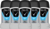 Rexona Men Motion Sense Cobalt Déodorant Sec Homme - 5 x Stick - Déodorant Homme Value Pack