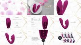 VIVE - Yuki - Oplaadbare dubbele motor - G-Spot vibrator met massagekralen - Roze
