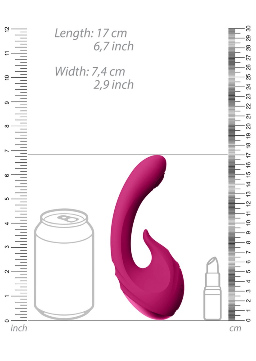 Goedkoopste VIVE by Shots - Miki - Pulse Wave Flickering G-Spot Vibrator - Pink