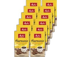 Melitta Harmonie entkoffeiniert (cafeïnevrij) Gemalen - 12x500Gr