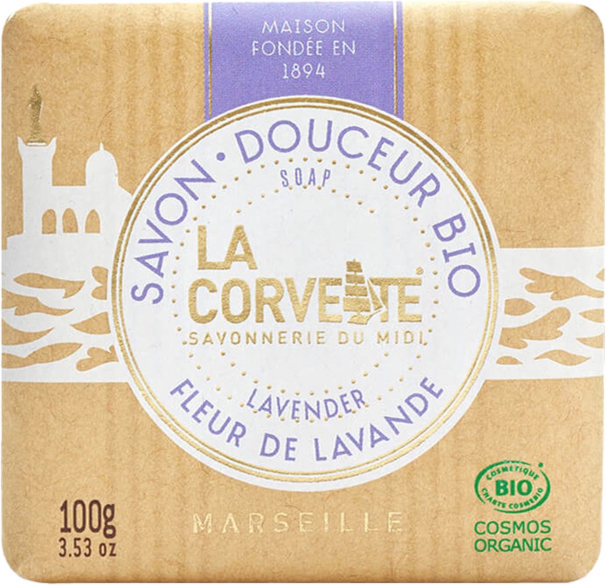 La Corvette Biologische Lavendelzeep 100 g