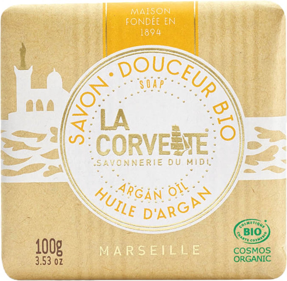 La Corvette Milde Organische Arganolie Zeep 100 g