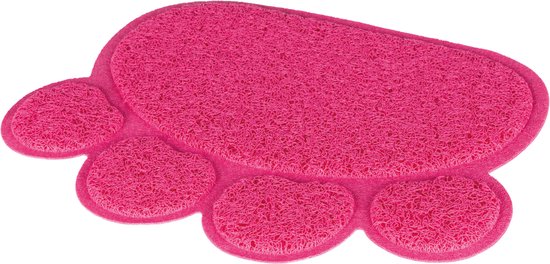 Trixie Kattenbak mat pootafdruk roze 40 x 30 cm
