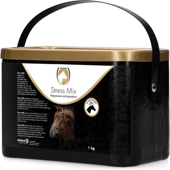 Excellent Stress Mix 1 kg - Anti Stress Paarden - Aanvullend diervoeder voor paarden in geval van spanning en stresssituaties