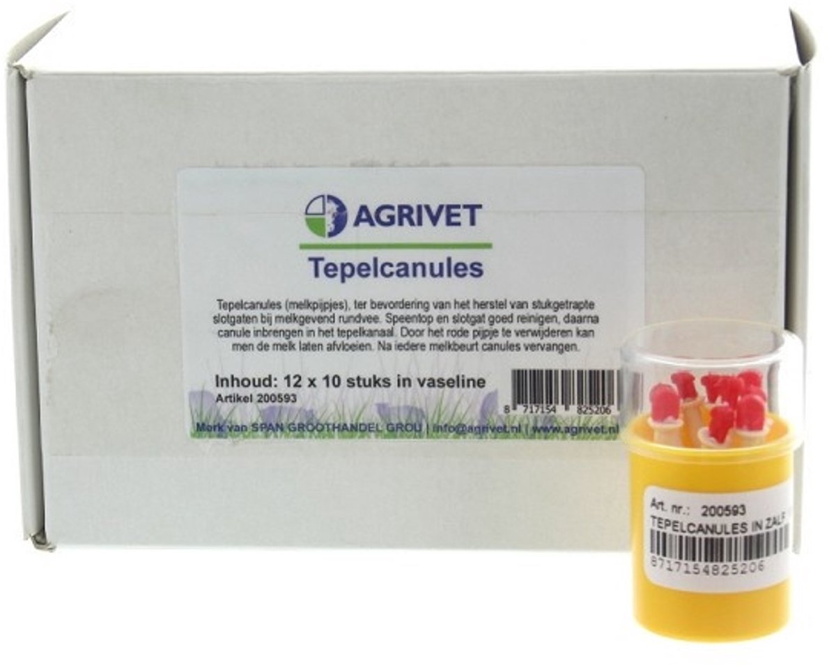Agrivet Tepelcanules in zalf 10st.