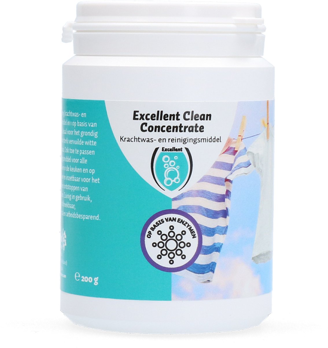 Goedkoopste Excellent Schoon concentraat totaal wasmiddel - Waspoeder - Wasmiddel - Wit - 3 kilogram