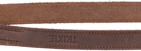 Trixie - Hondenriem - Rustic - Verstelbaar - Vetleer - Donkerbruin - 200X2 CM