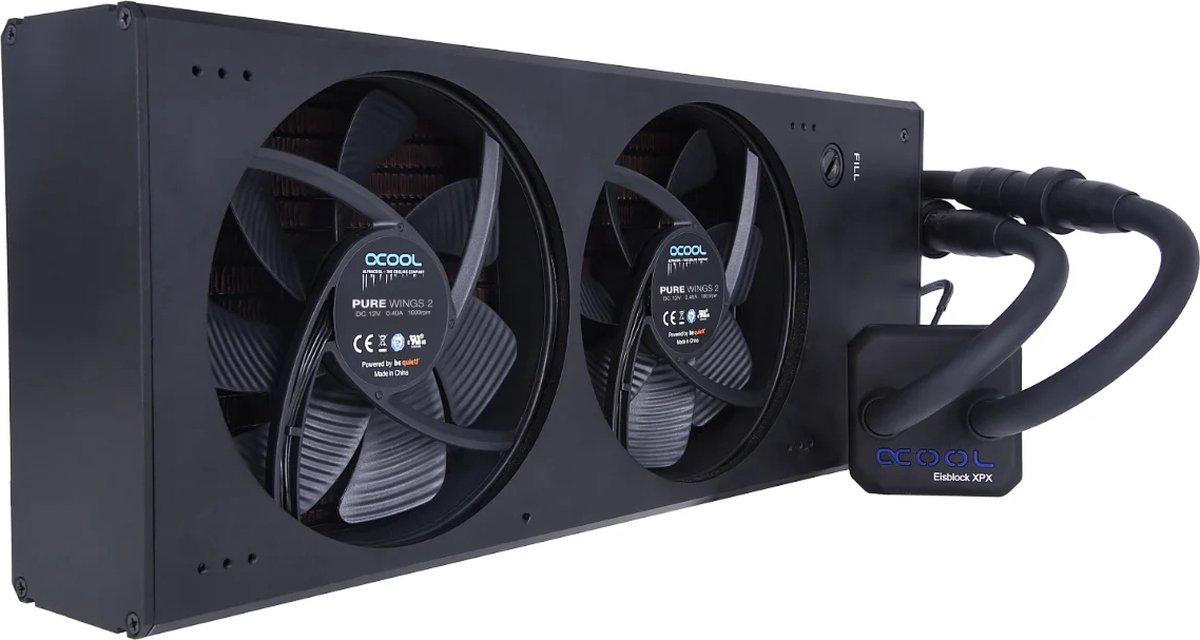 Alphacools Polar Extreme Liquid CPU Cooler 280, water cooling (Juodas)